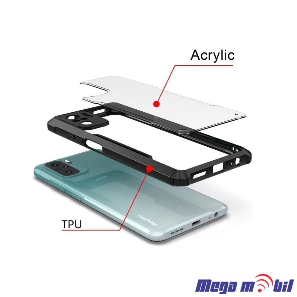 Futrola Xiaomi Redmi 9 TPU Acrylic black.